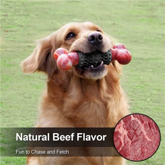 Dog Toys for Aggressive Chewers Bone Dog Toy Interactive Dog Toys for Large Dog - Picture 5 of 7